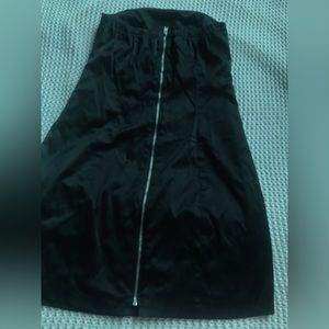 Wishes Wishes Wishes black strapless cocktail dress